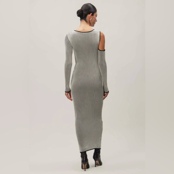 New! BAOBAB Ima Black and White Cut Out Maxi Dress 🖤 Small NWT! - Picture 8 of 16